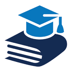 SCHOLARSHIP HAT AND BOOKS